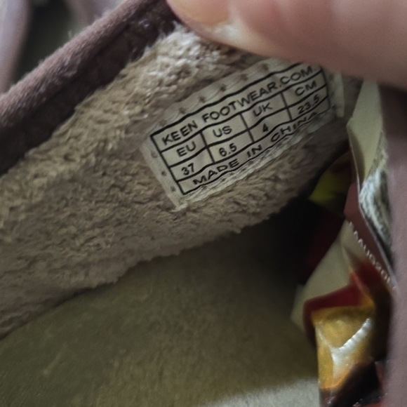 Keen Purple Cheyenne Wool Slip-On Clog Shoes 6.5 Lined Slippers Warm - Picture 8 of 10